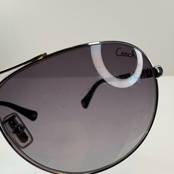 COACH ALLEGRA (S567) GUNMETAL SUNGLASSES 61•16•120 Coach Sunglasses - Picture 15 of 16